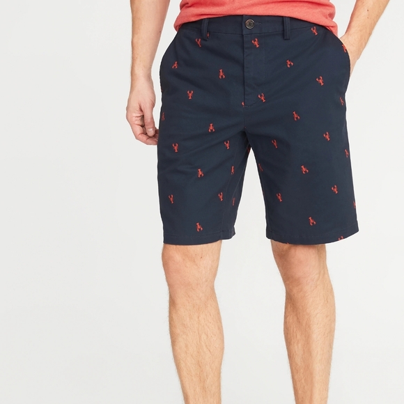 Nwt Mens Old Navy Red Lobster Shorts 38 